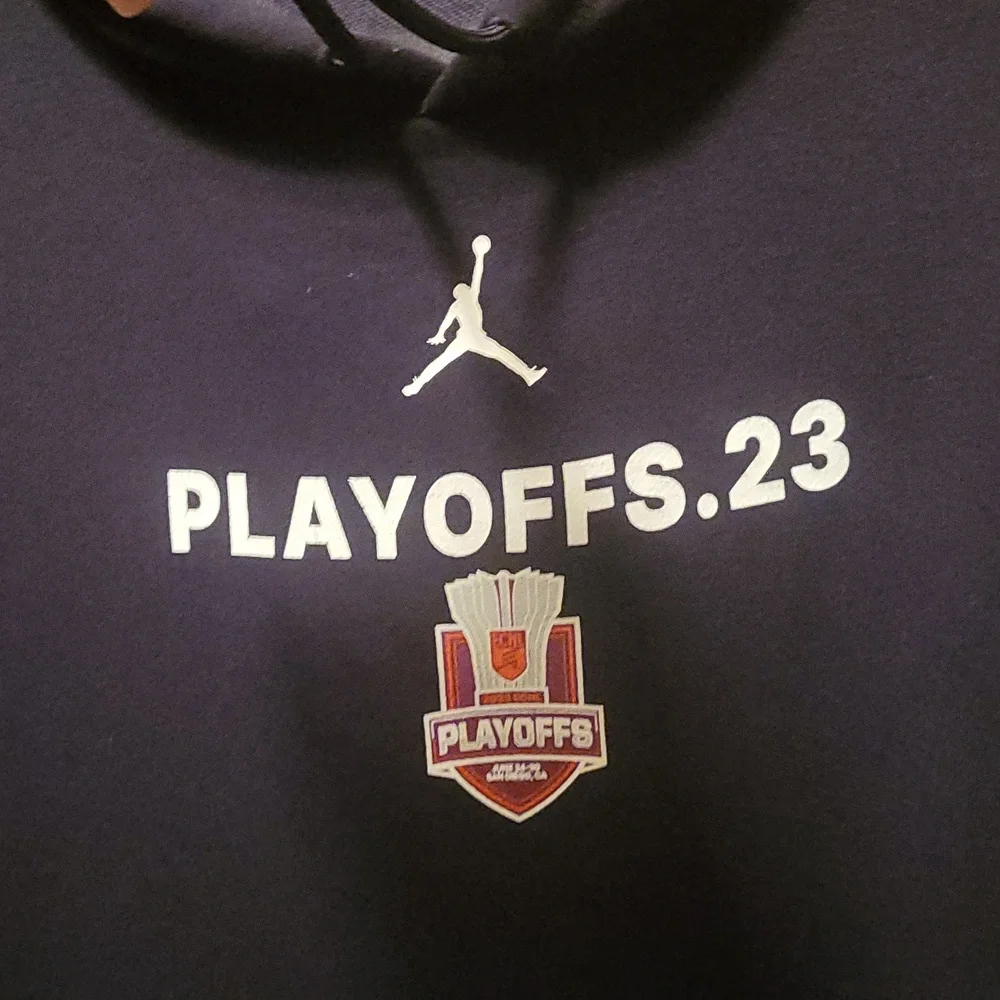 Jordan Play off 23 San Diego California  black pullover Hoodie